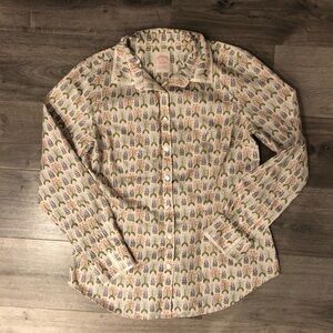 Brooks Brother dress shirt floral print size 8P